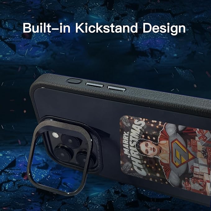 iPhone case in 2025, iPhone 16 pro 4-color HD 4.0-inch large screen, built-in lens holder, the best smart NFC phone case