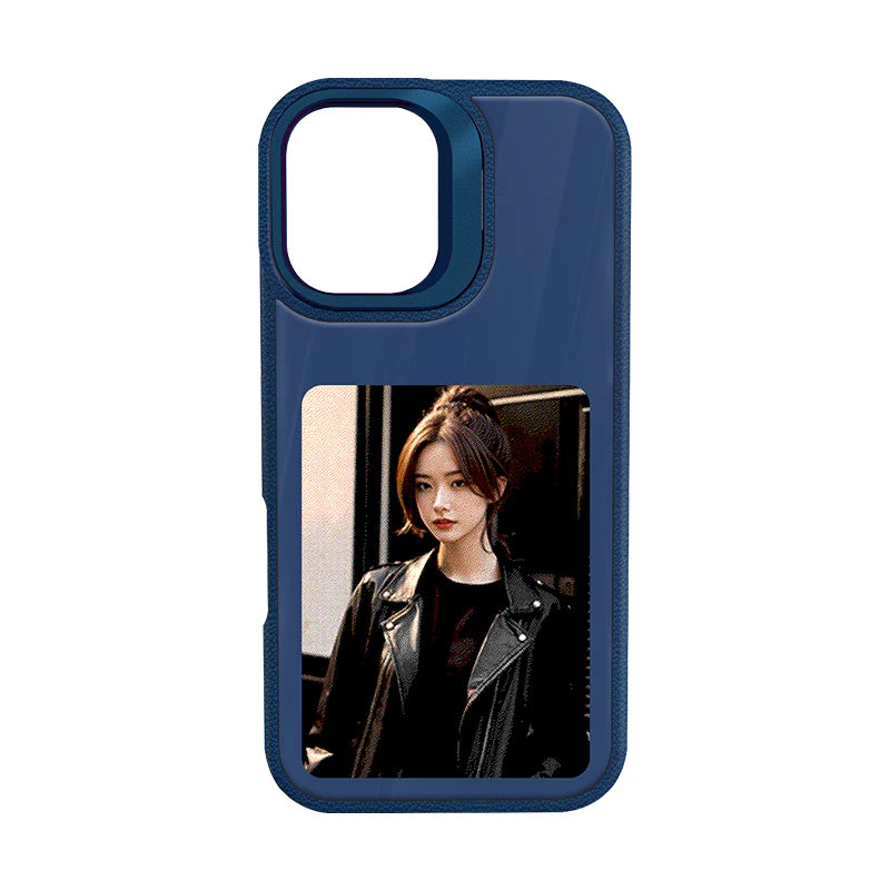 iPhone case in 2025, iPhone 16 pro 4-color HD 4.0-inch large screen, built-in lens holder, the best smart NFC phone case