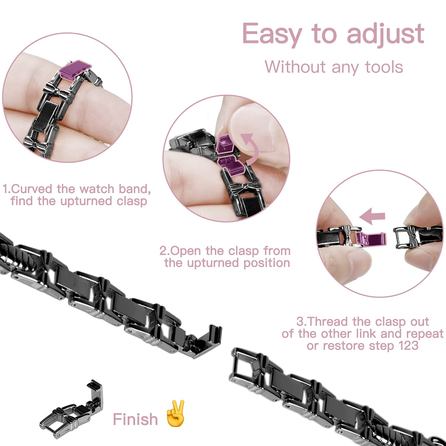 Butterfly Sparkling Diamond iWatch Series